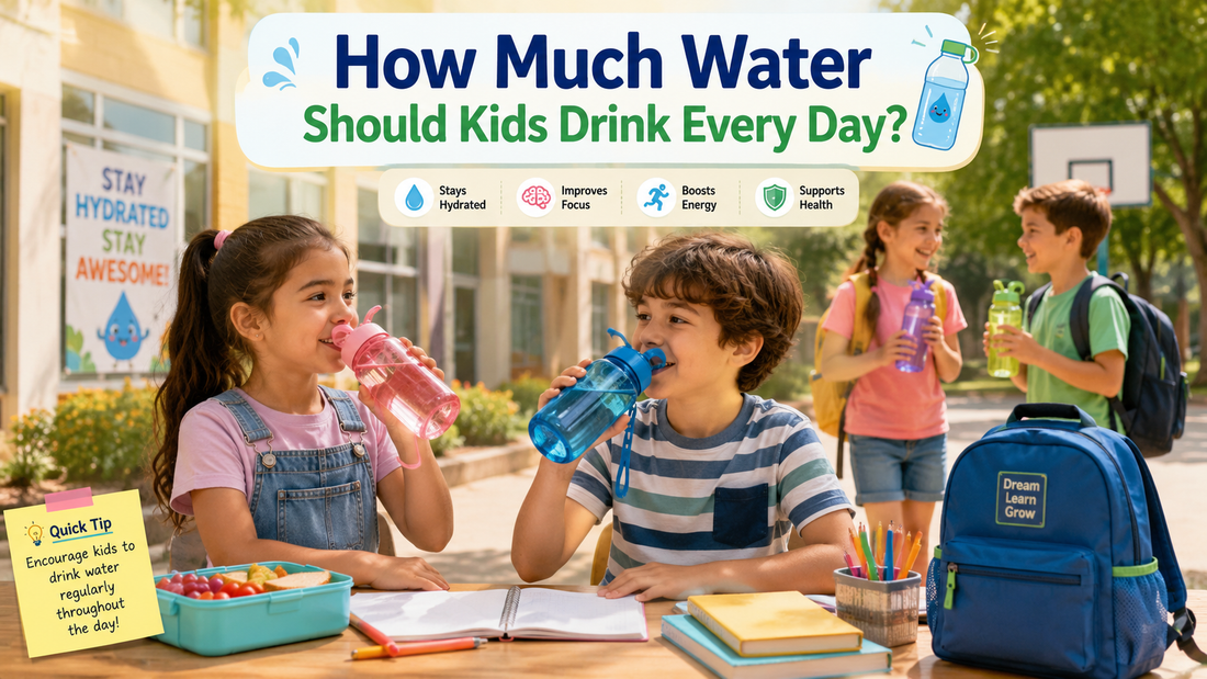 How Much Water Should Kids Drink Every Day? (Complete Hydration Guide 2026)