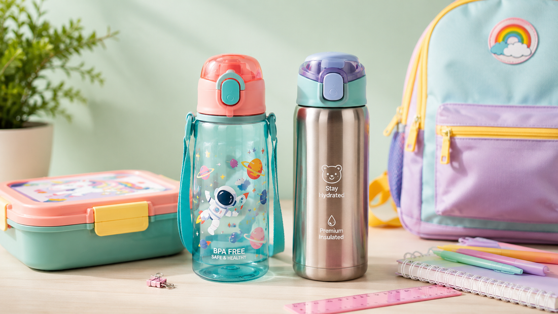 Plastic vs Stainless Steel Water Bottles for Kids: Which One Should You Choose?