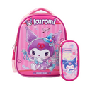 15" Kuromi Kids School Backpack with Matching Pencil Case