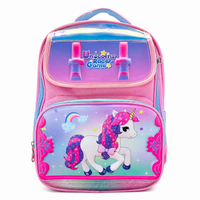 15" Magical Unicorn Kids School Backpack – Pink