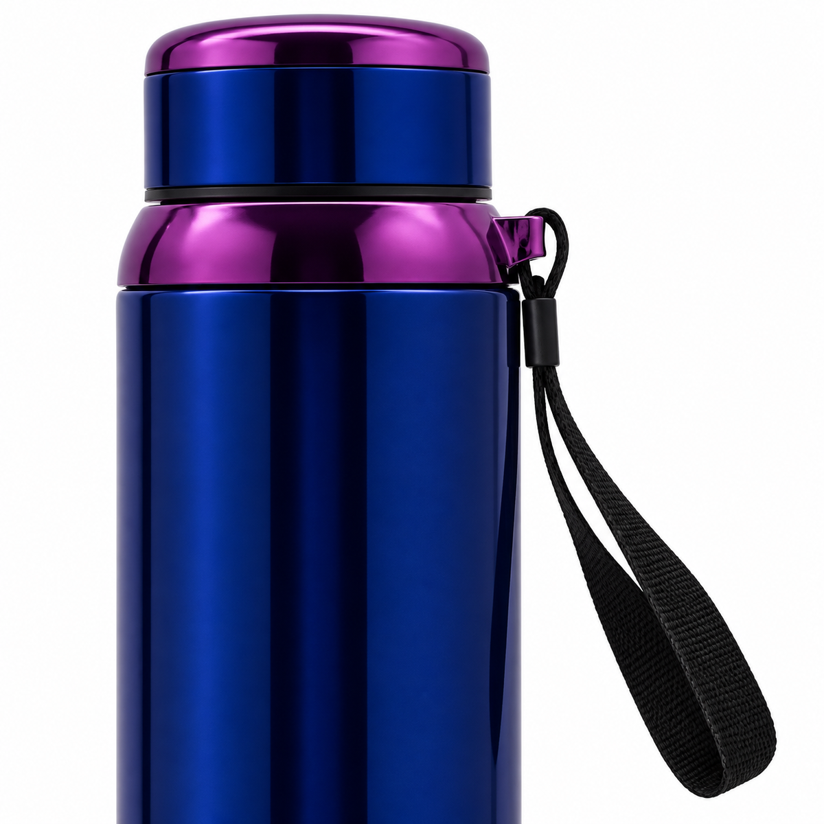 1L SUS304 Insulated Water Bottle with Removable Alkaline Insert – Blue