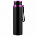 1L SUS304 Insulated Water Bottle with Removable Alkaline Insert – Black