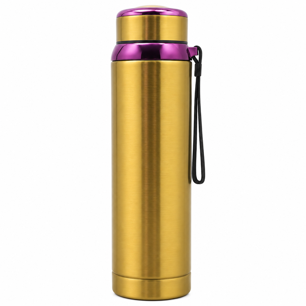 1L SUS304 Insulated Water Bottle with Removable Alkaline Insert – Golden