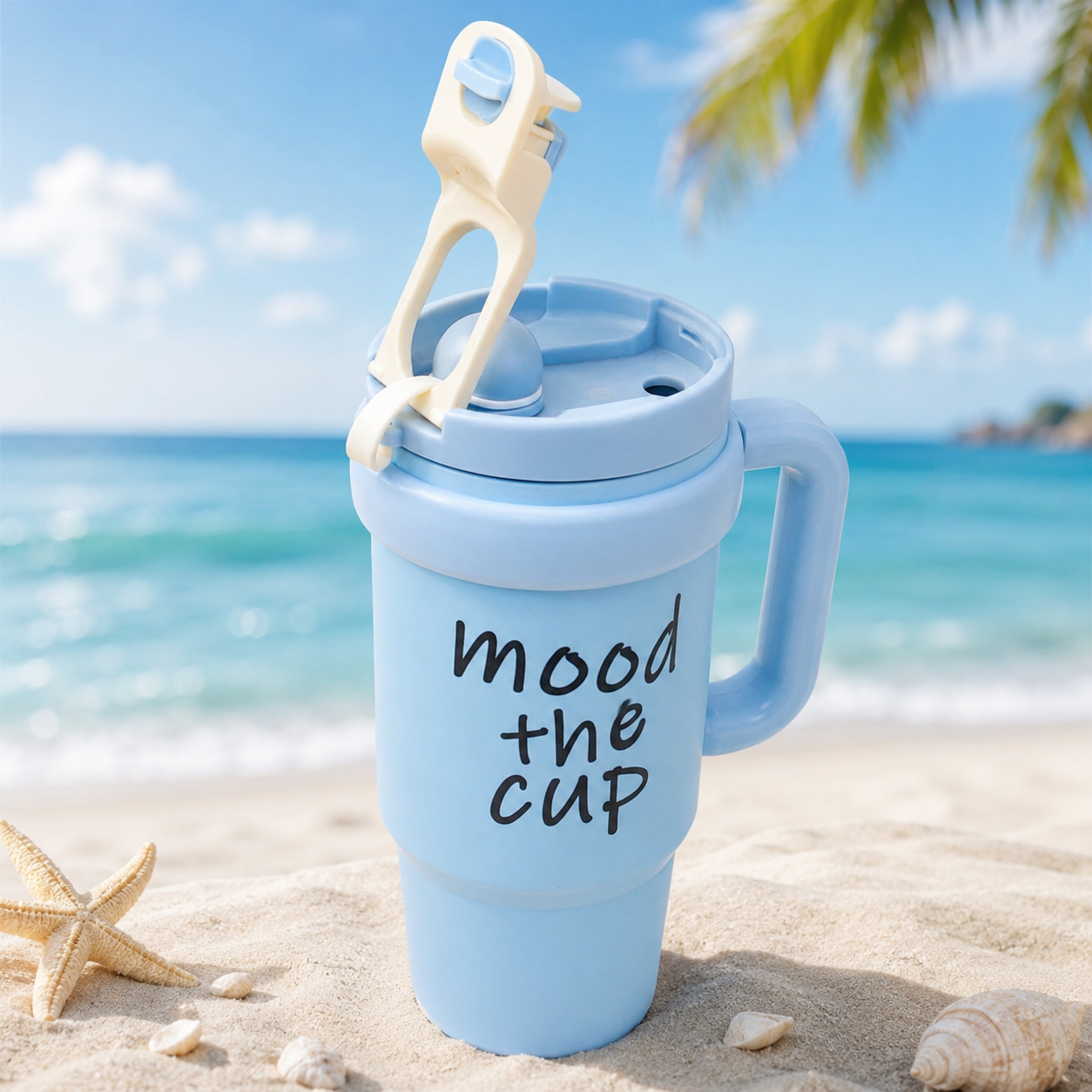 Matte Ocean Blue Mood the Cup 900ml Insulated Tumbler
