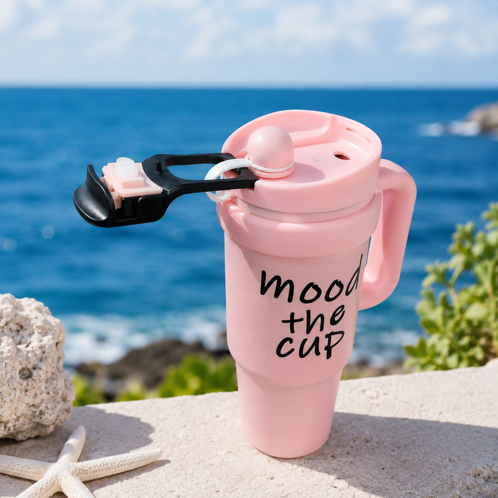 Matte Blush Pink Mood the Cup 900ml Insulated Tumbler