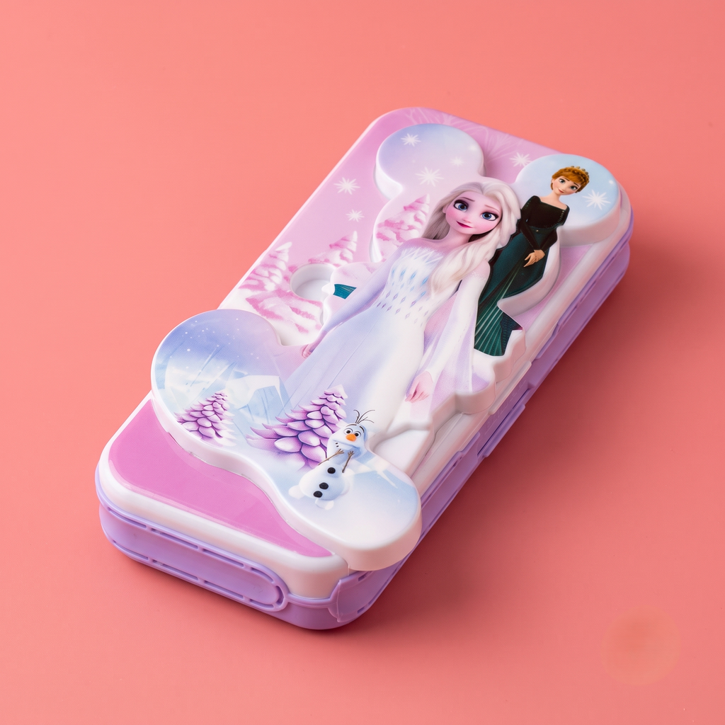 3-Compartment Character Pencil Case