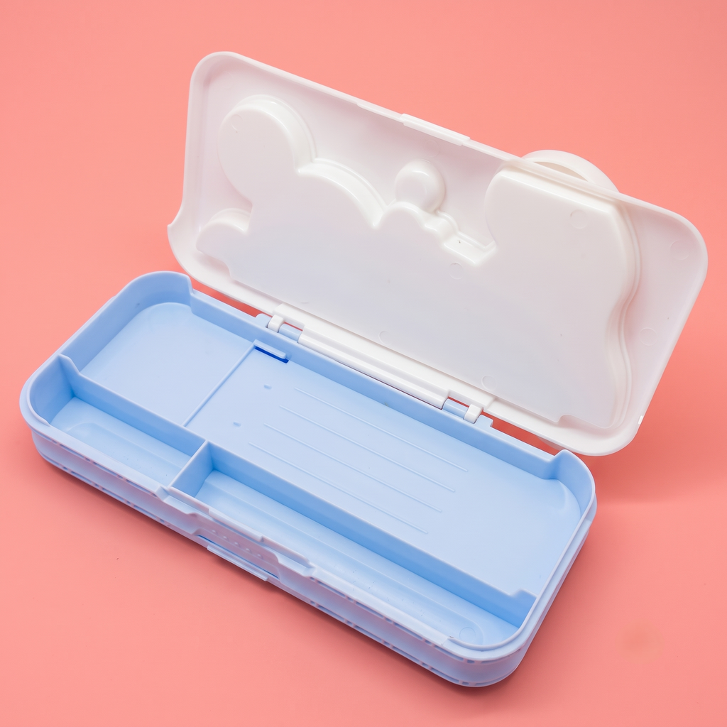 3-Compartment Character Pencil Case