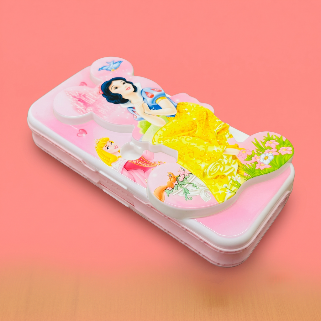 3-Compartment Character Pencil Case