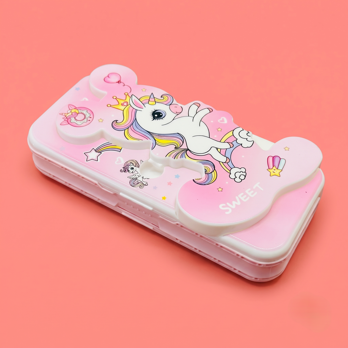 3-Compartment Character Pencil Case