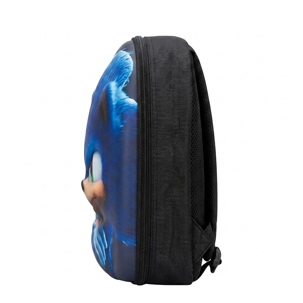12" Supersonic Blue Hero 3D Toddler Backpack | Ergonomic Preschool Bag for Kids