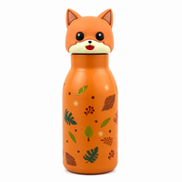 3D Fox 450ml 2-in-1 Insulated Bottle