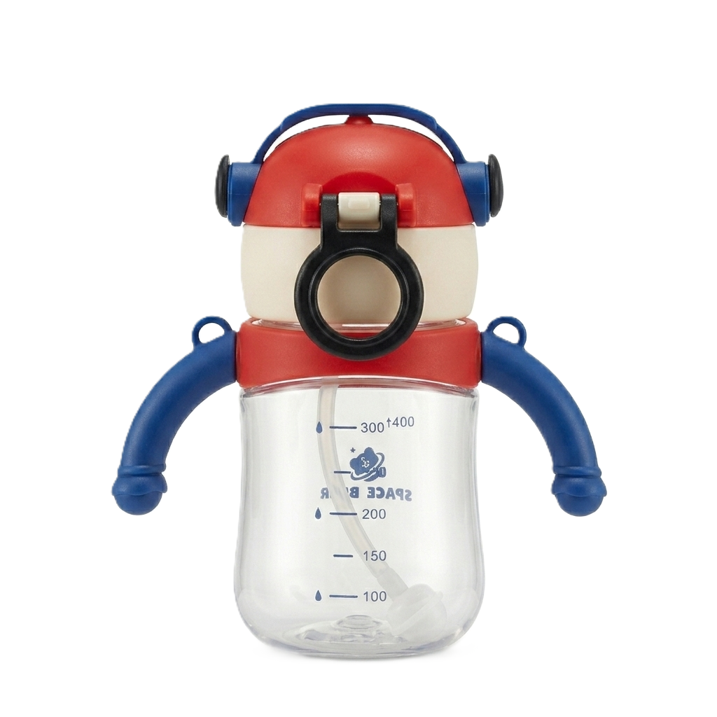 Space Bear "Astro-Commander" 400ml Sipper Bottle