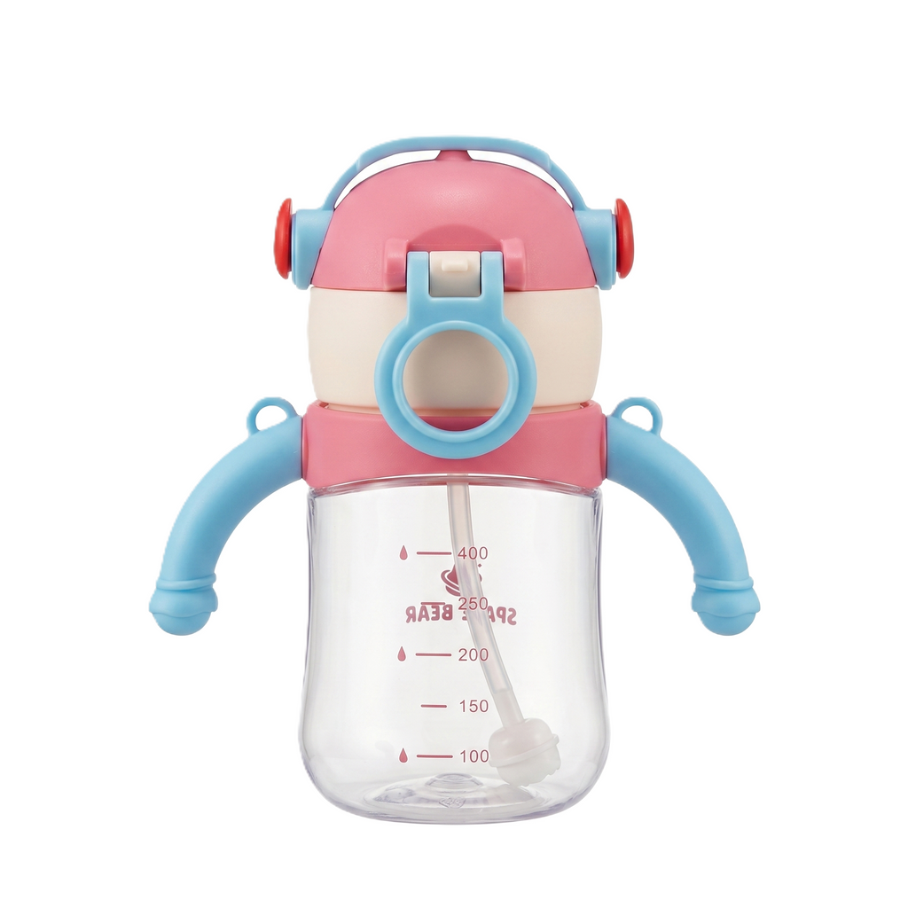 Space Bear "Astro-Girl" 400ml Sipper Bottle