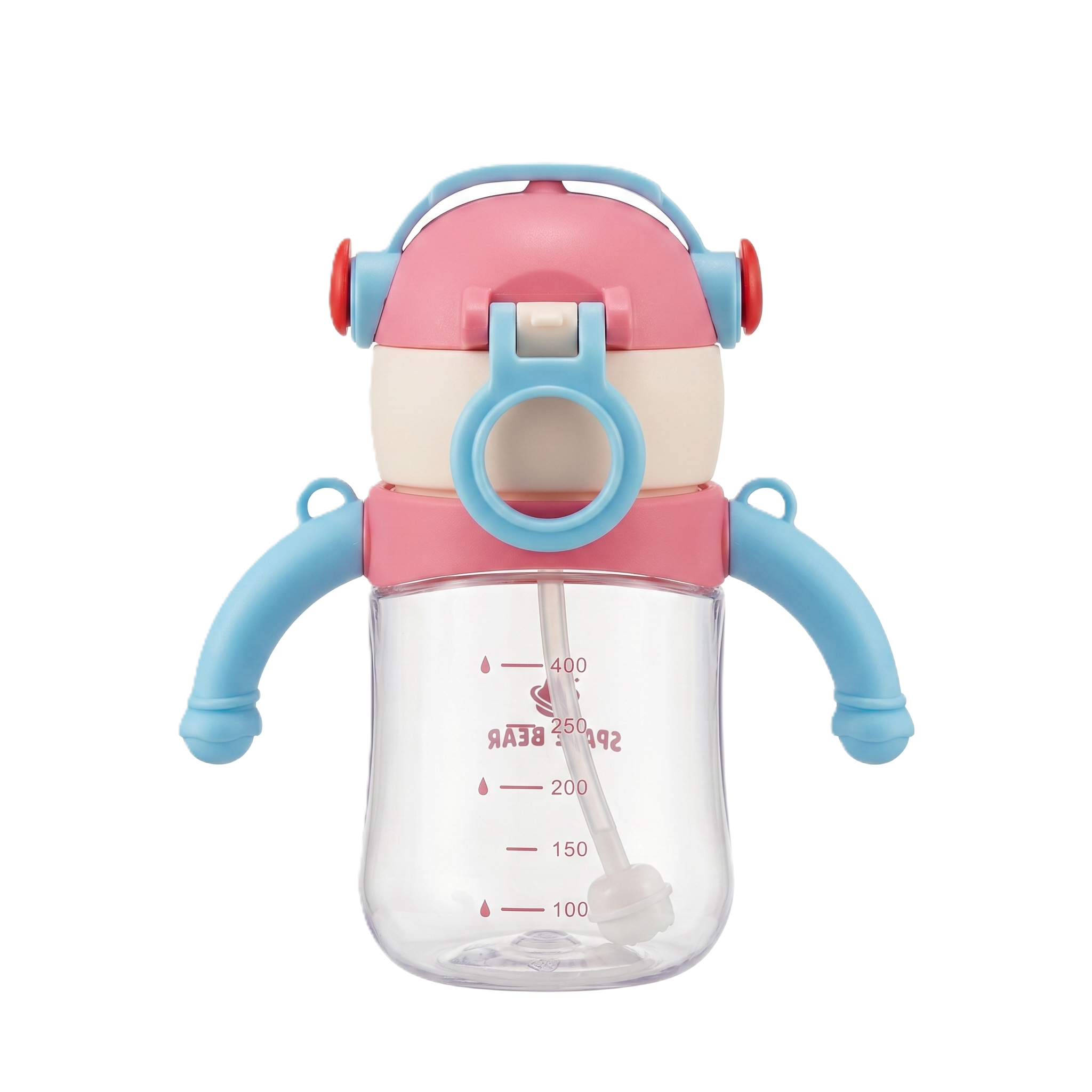 Space Bear "Astro-Girl" 400ml Sipper Bottle