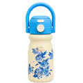 500ml Flower Insulated Steel Bottle – Sky Blue