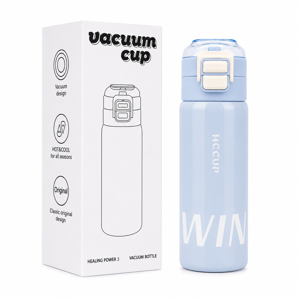 500ml WIN Dual-Drink Bottle – Sky Blue