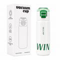 500ml WIN Dual-Drink Bottle – White & Green
