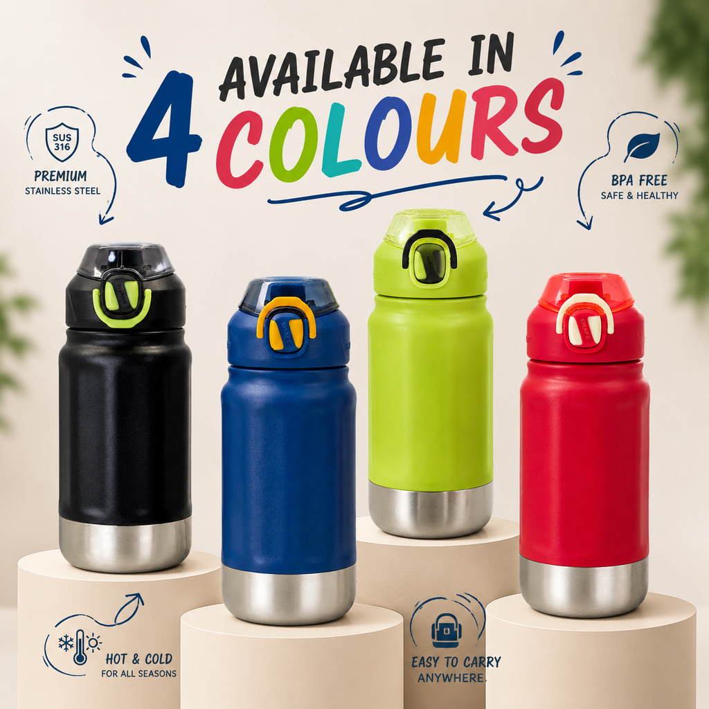520ml stainless steel insulated water bottle - Blue