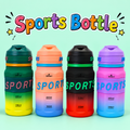 550ml Sports Straw Sipper Bottle with Carry Strap