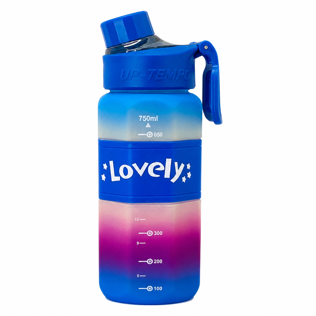 600ml Matte Finish Bottle – Blue Gradient