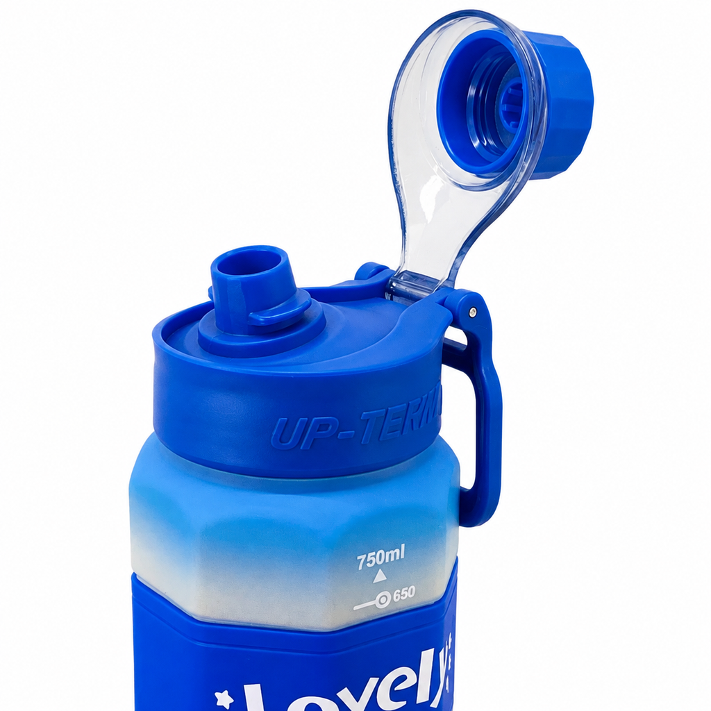 600ml Matte Finish Bottle – Blue Gradient