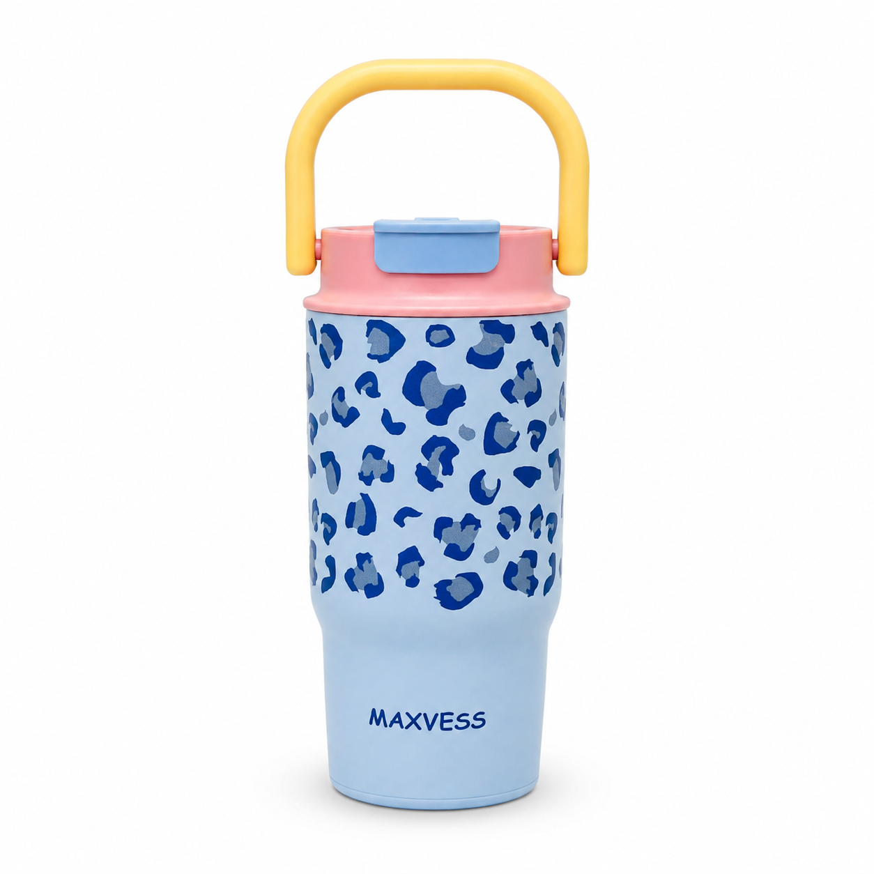 600ml Blue Leopard 2-in-1 Insulated Tumbler