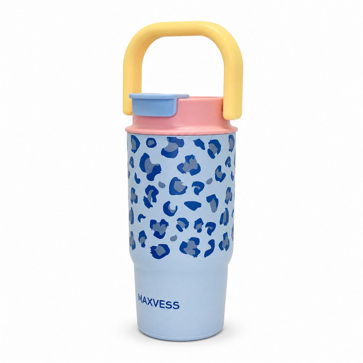 600ml Blue Leopard 2-in-1 Insulated Tumbler