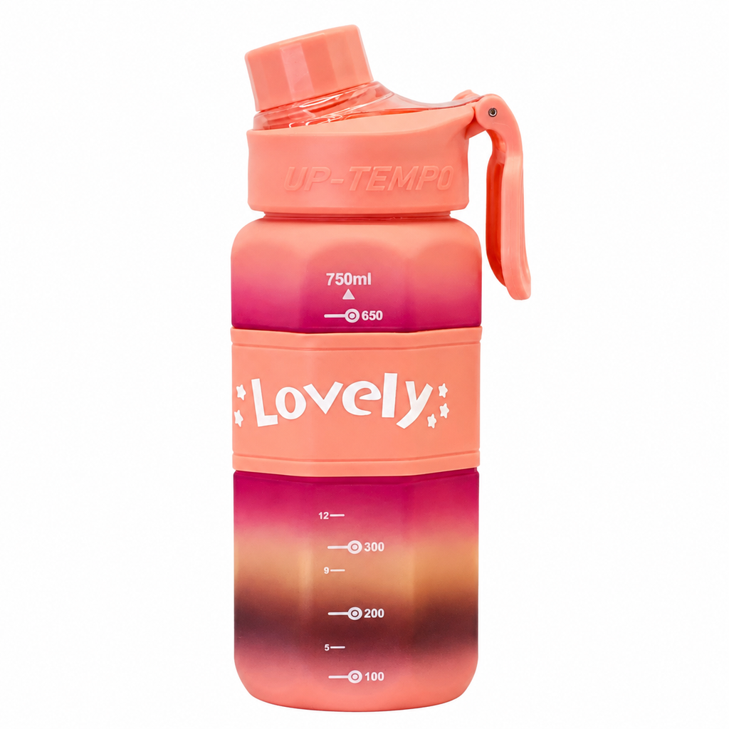 600ml Matte Finish Bottle – Coral Pink