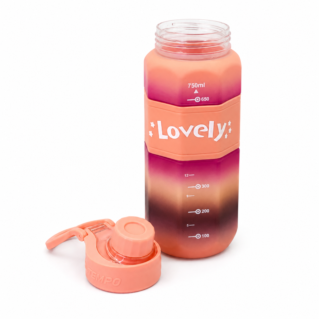 600ml Matte Finish Bottle – Coral Pink