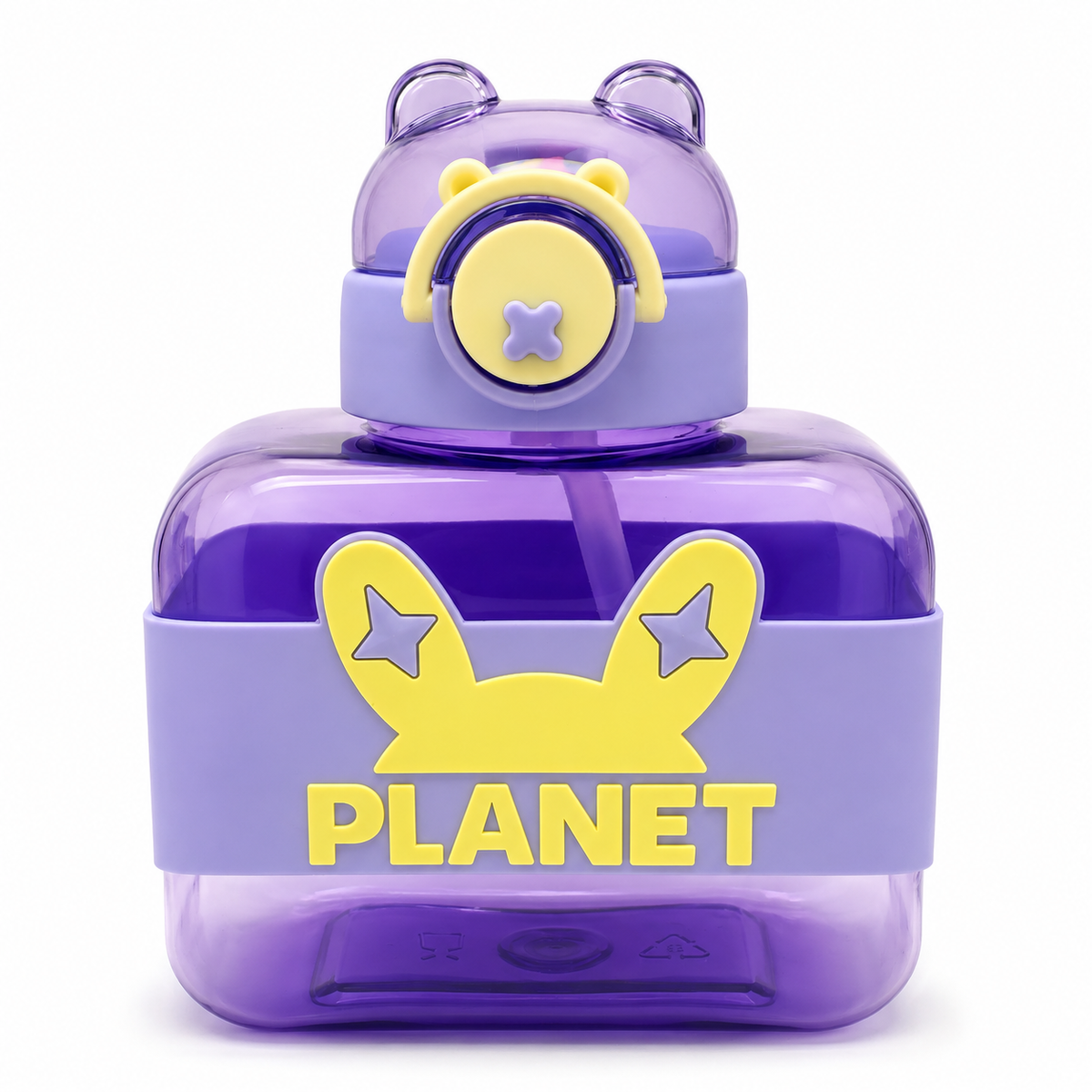 600ml Planet Kids Sipper Bottle with Strap