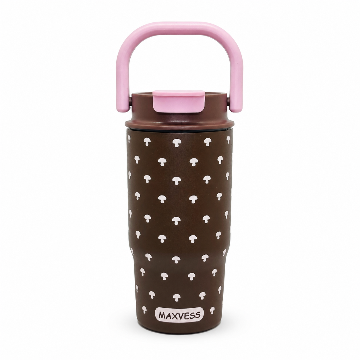 600ml Mocha Mushroom 2-in-1 Insulated Tumbler