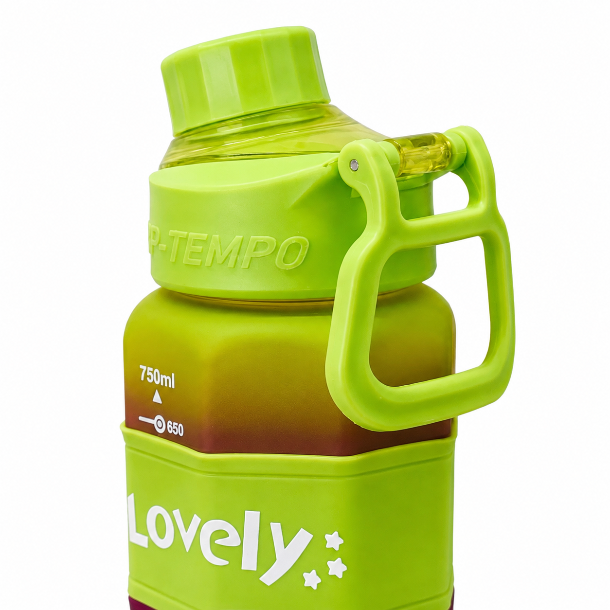 600ml Matte Finish Bottle – Neon Green