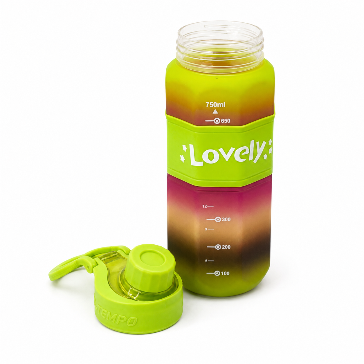 600ml Matte Finish Bottle – Neon Green