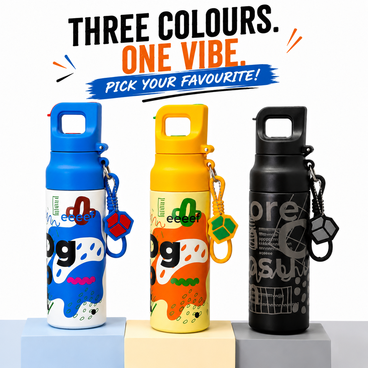 Midnight Black 620ml 2-in-1 Insulated Bottle