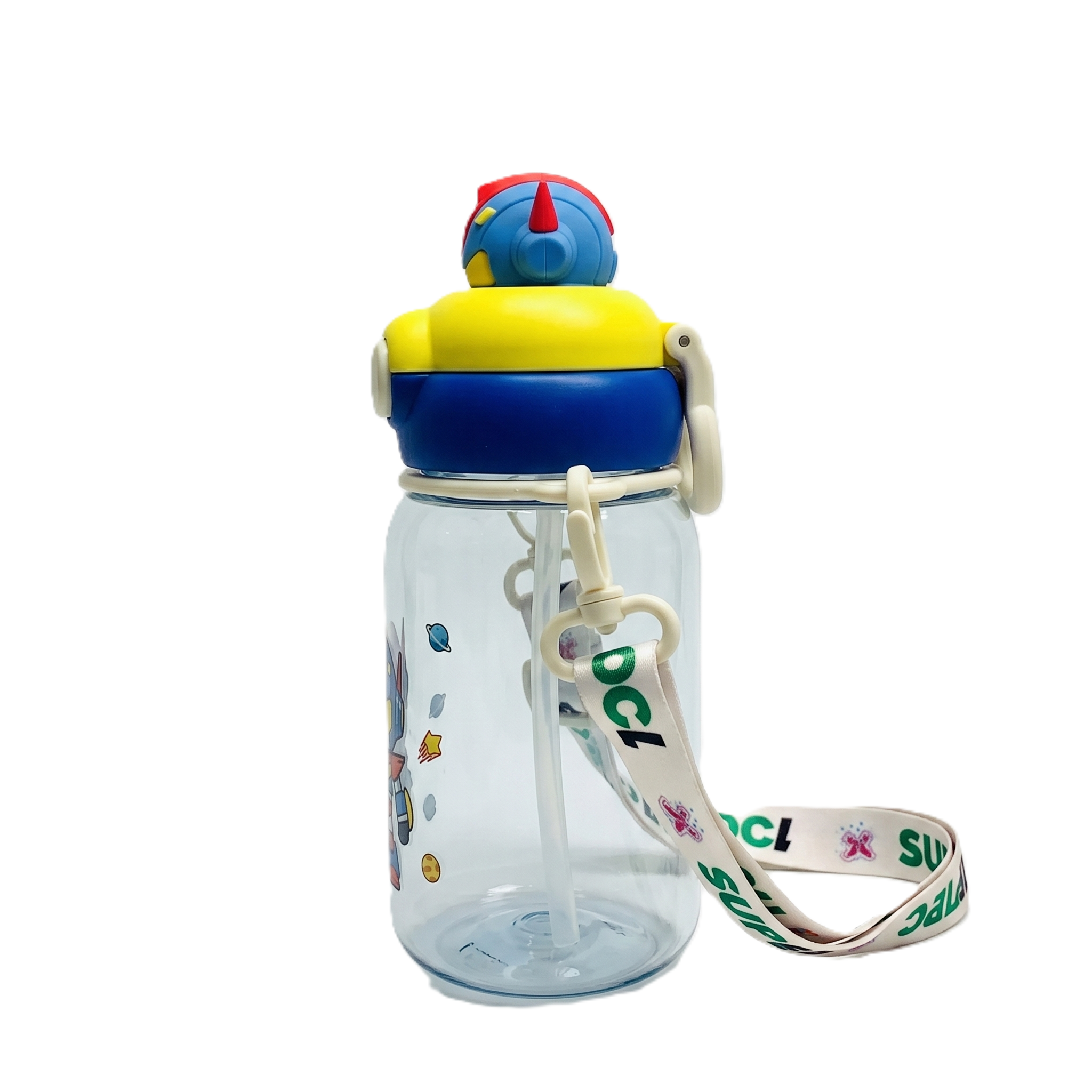 "Macha" 3D Robot Head Sipper | Premium High-Quality Hydration for Champs