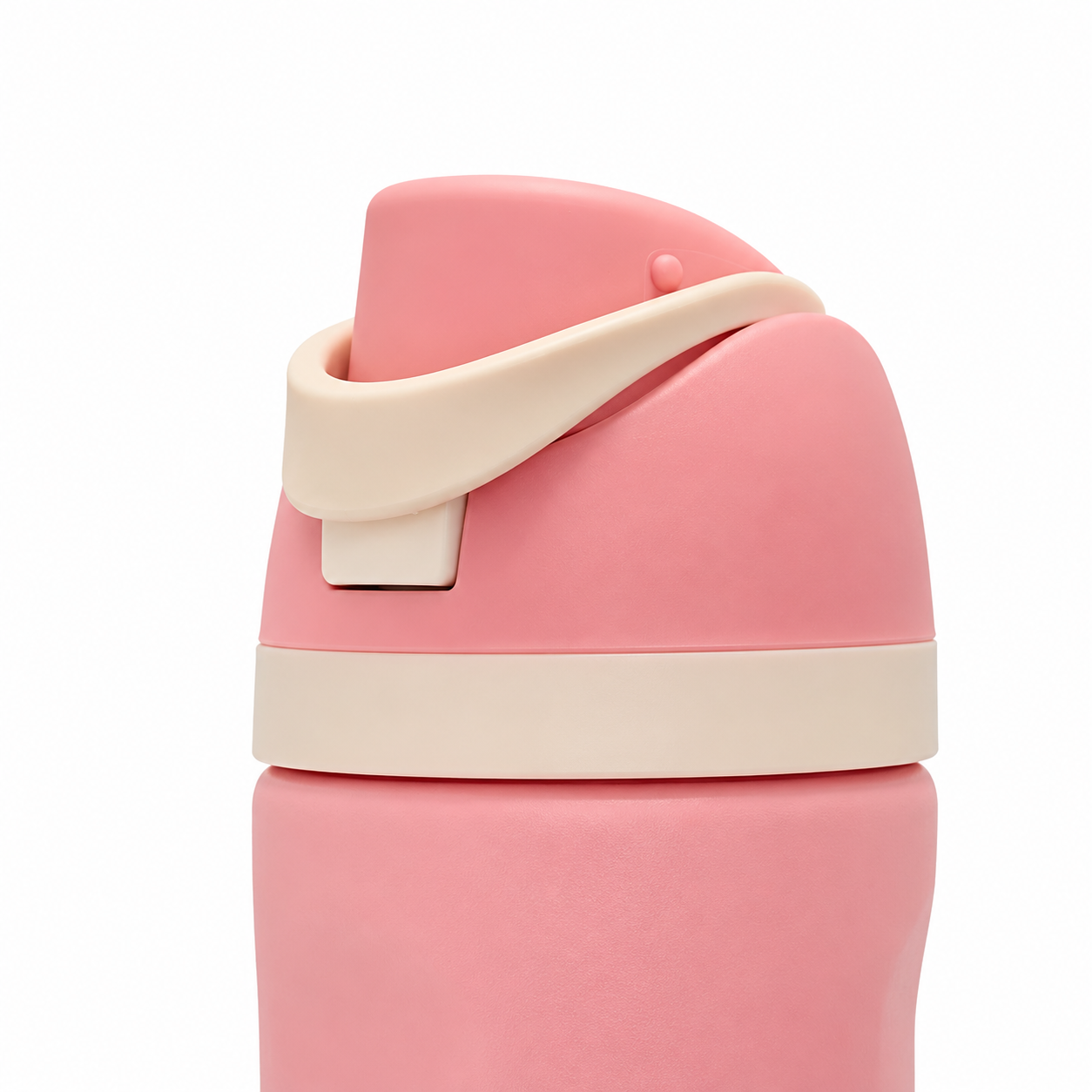 710ml 2-in-1 Insulated Stainless Steel Bottle with Straw & Spout – Blush Pink