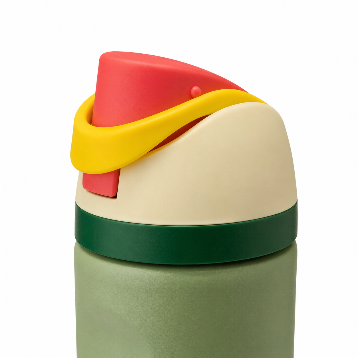 710ml 2-in-1 Insulated Stainless Steel Bottle with Straw & Spout – Sage Green