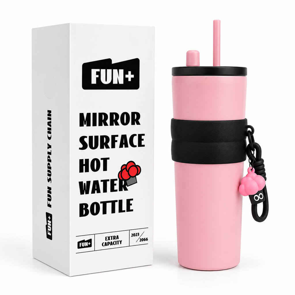 710ml Insulated Steel Sipper – Pink
