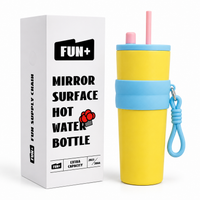 710ml Insulated Steel Sipper – Yellow & Sky Blue