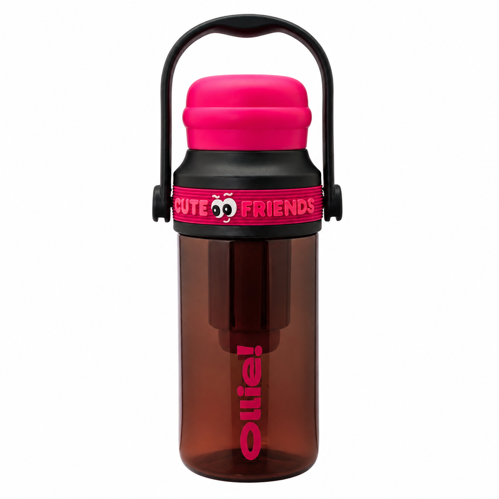 760ml Alkaline Filter Tumbler – Black & Pink