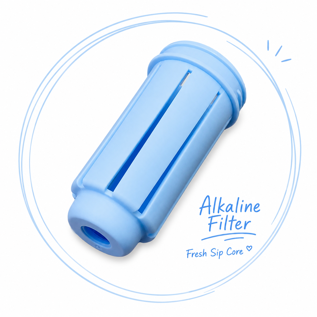 760ml Alkaline Filter Straw Tumbler – Pink Blue