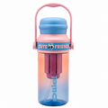 760ml Alkaline Filter Straw Tumbler – Pink Blue