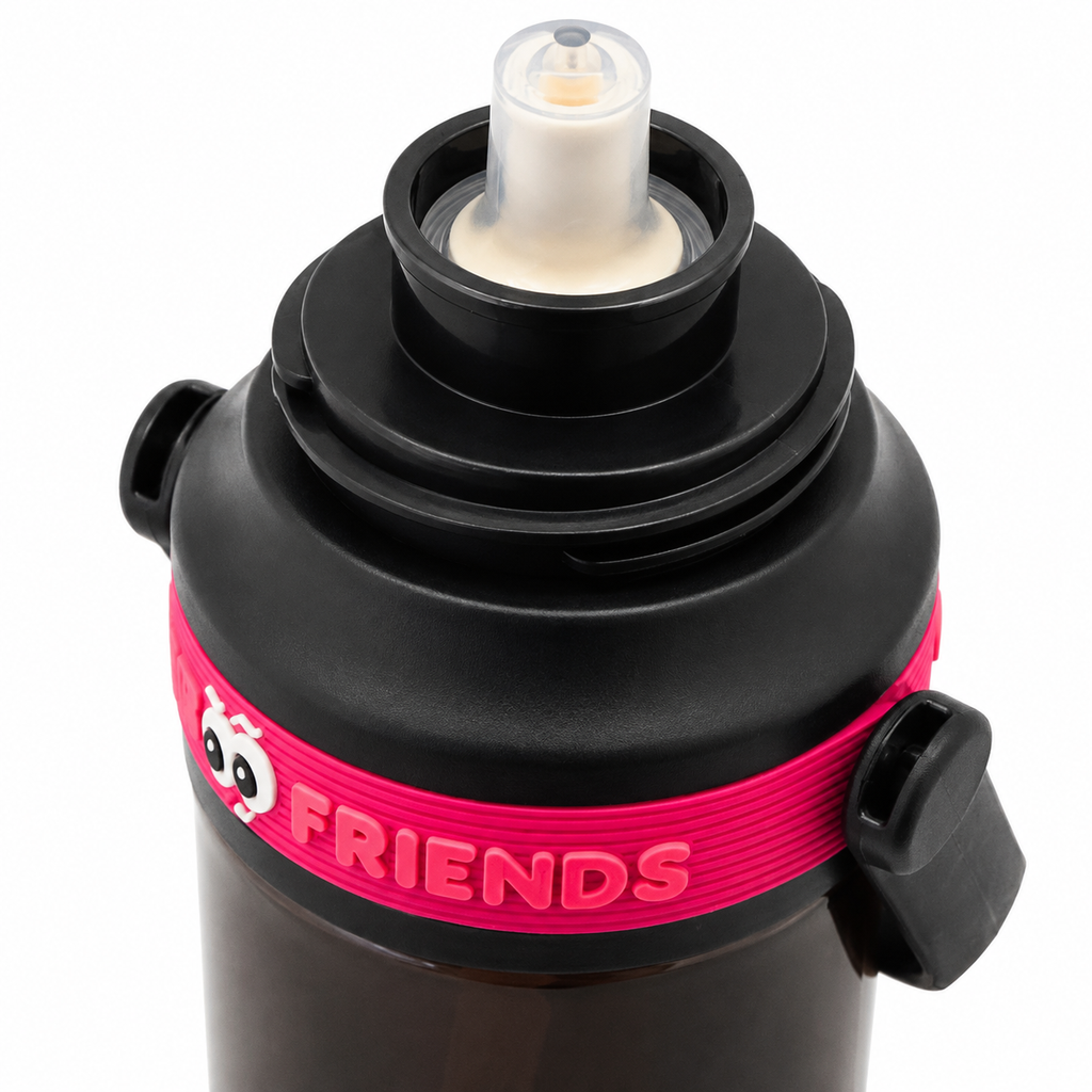 760ml Alkaline Filter Tumbler – Black & Pink