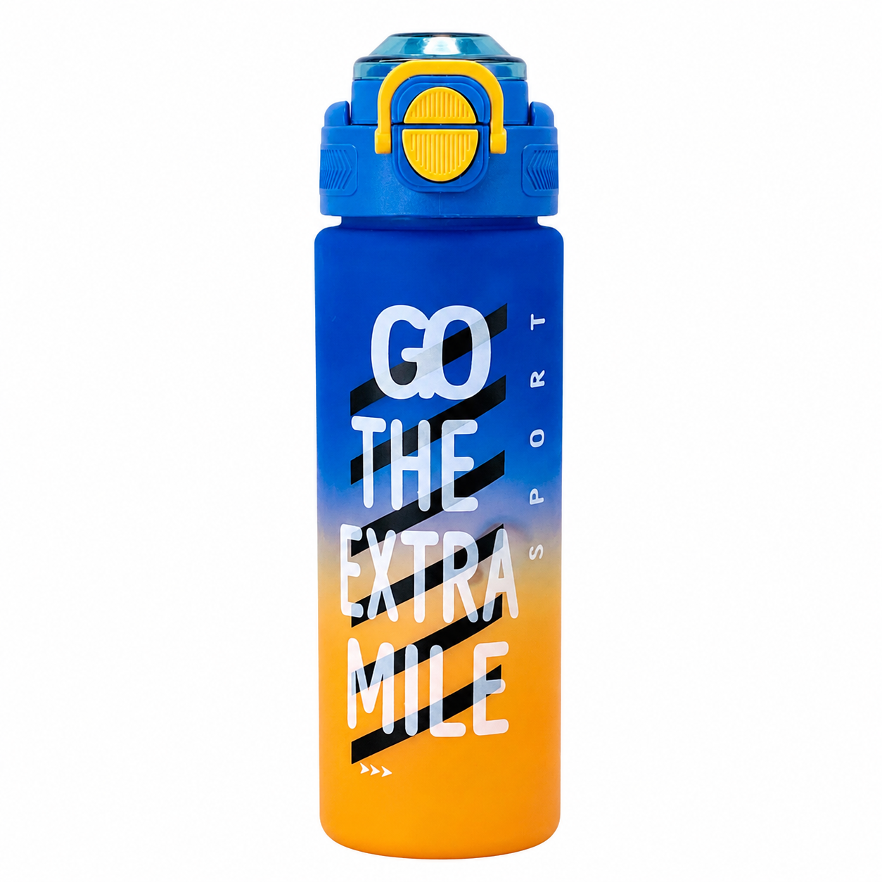 800ml 2-in-1 Sports Sipper Bottle – Blue & Orange