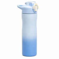 800ml Stainless Steel Sports Bottle – Sky Blue