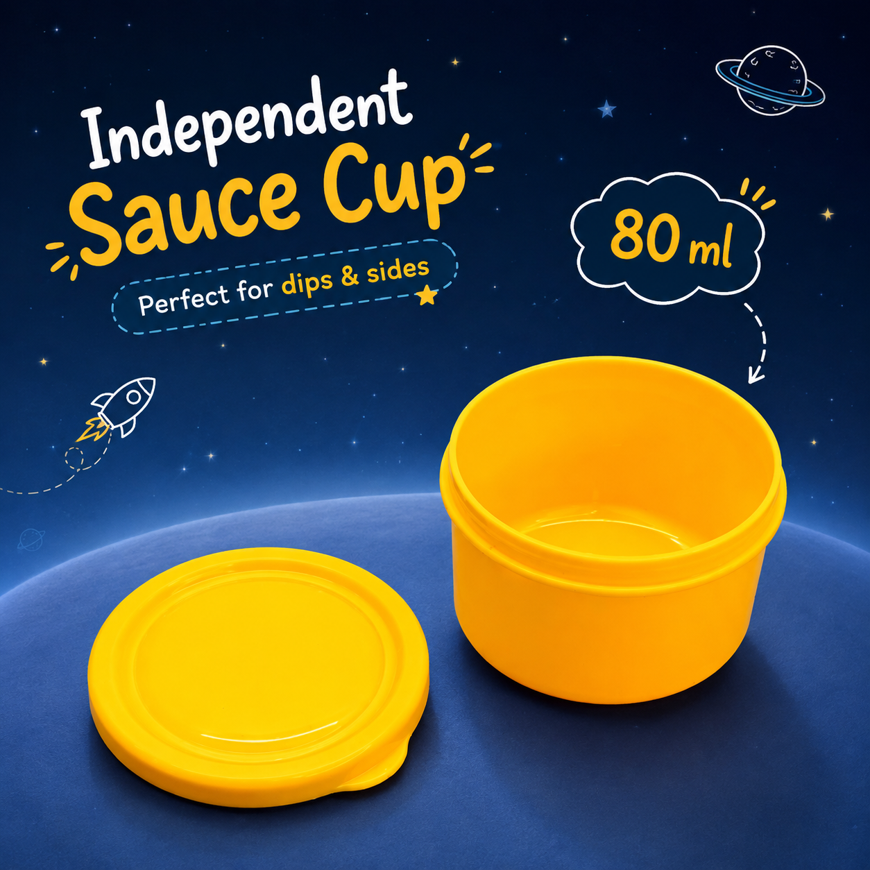 Premium Stainless Steel Kids Bento Box (Space Explorer)
