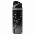 850ml 2-in-1 Straw & Spout Drinking Bottle – Matte Black & Grey