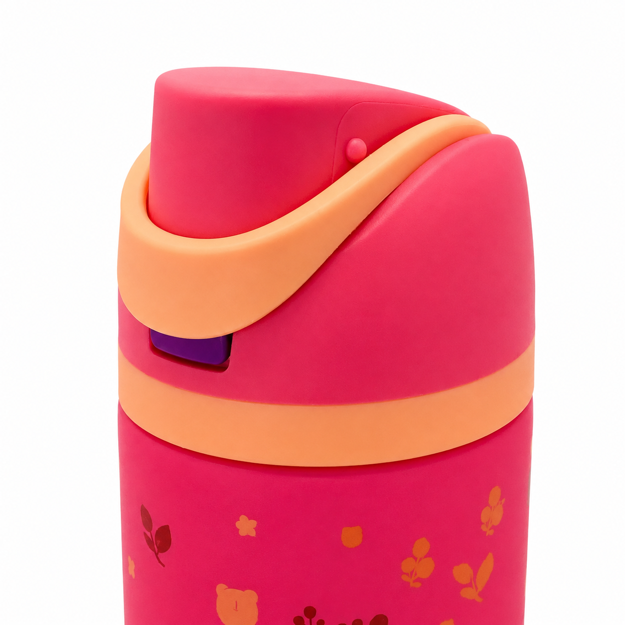 850ml 2-in-1 Straw & Spout Drinking Bottle – Coral Pink & Peach