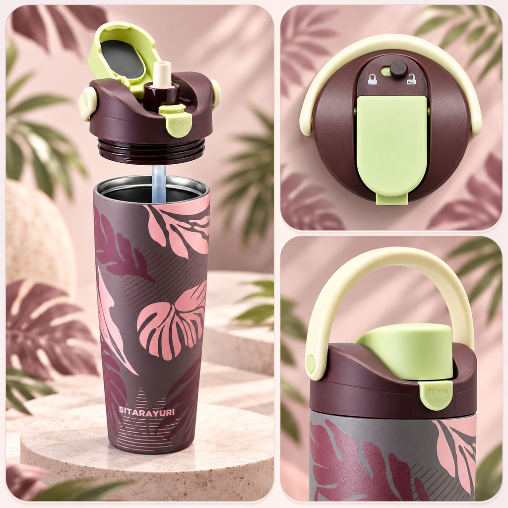 Sitarayuri Nature Board 900ml Tumbler – Mauve Grove