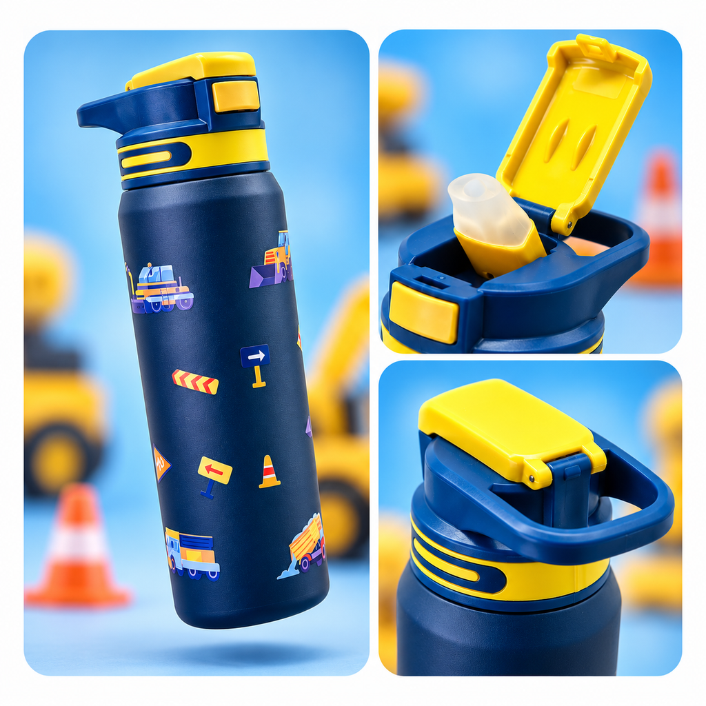 800ml Construction Crew Insulated Bottle